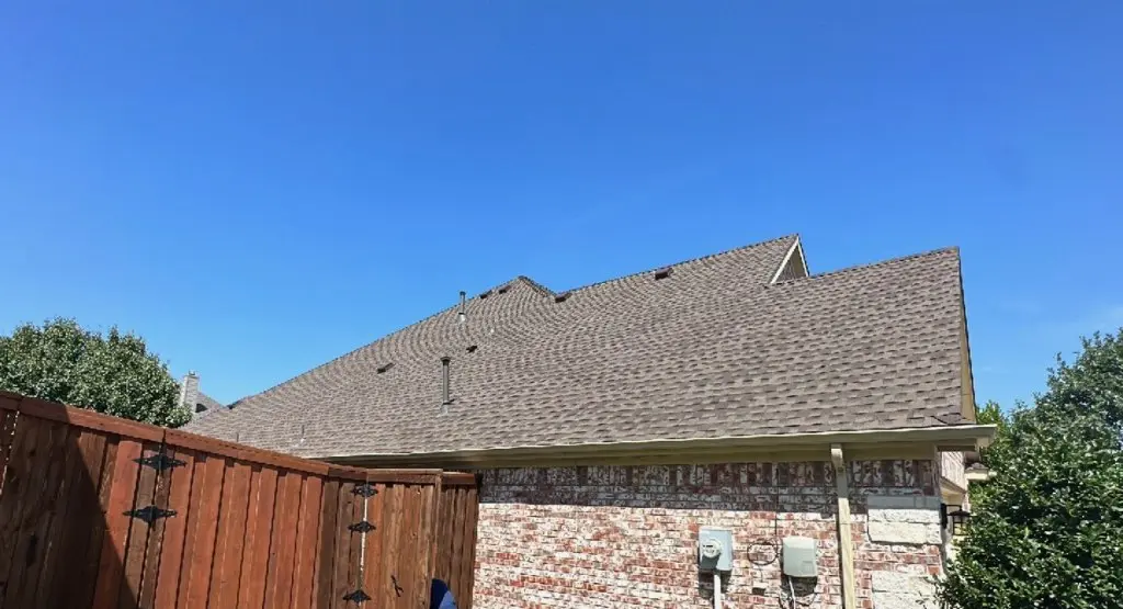 Completed roof replacement project in Spring Creek