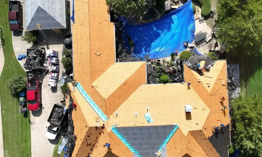 Professional Metal Roof Repair being performed in Spring Creek
